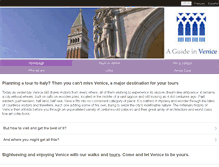 Tablet Screenshot of aguideinvenice.com